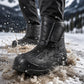 🌧️❄️ Waterproof Plush-Lined Winter Boots – All-Weather Mud & Snow Grip 👢