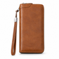 ✨Structured Everyday Clutch Wallet – Rigid Zip, Flat Banknotes, Multi-Compartment, Scratch-Resistant