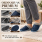 Men's Waterproof Winter Plush-Lined Slippers