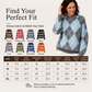 ⏰ Last Day of Sale – 50% OFF ✨Women's Comfortable Knitted Sweater with Retro Argyle Pattern