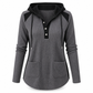 Women's Casual Knit V-Neck Sweatshirt