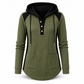 Women's Casual Knit V-Neck Sweatshirt