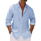 ✨ Effortless Style Defined: Men's Premium Linen Shirt for Sophisticated Men ☕