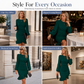 🎁🔥Last day sale 50% OFF🔥Women's Solid Color Puff Sleeve Bodycon Dress