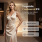 👗 Flattering Neckline, Sculpted Silhouette | Women's V-neck Sleeveless Fitted Dress