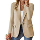 Women's Casual Open-Front Blazer Jacket