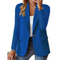 Women's Casual Open-Front Blazer Jacket