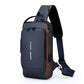 Anti-Theft Sling Bag with USB Charging Port for Men