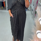 🎉Hot Sale - 49% off🔥 Polka Dot Printed Elastic Waist Jumpsuit