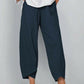 💥Limited Sale 50% OFF💥Vintage Asymmetrical Elastic Waist Pockets Pants