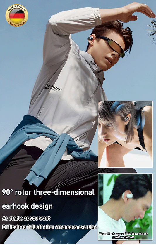📱Perfekt present - öppet Bluetooth-headset med 3D-surroundljud📱