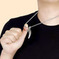 [Kreativ Present] Titan Stål Vargtand Hängsmycke Personligt Halsband