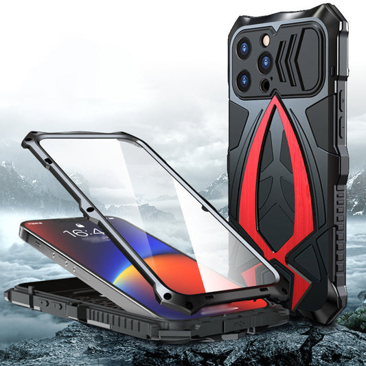 [Den bästa presenten till din telefon] Metal Armor Sports Car Style iPhone-fodral